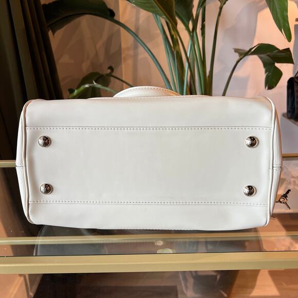 LOUIS VUITTON Ivory Epi Leather Montaigne PM Satchel - Picture 4 of 16